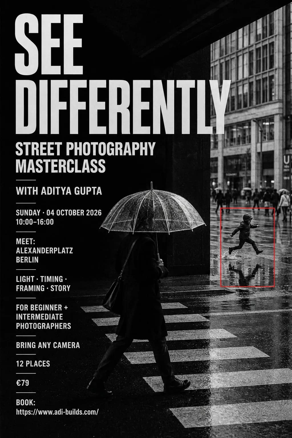 See Differently, Street photography masterclass