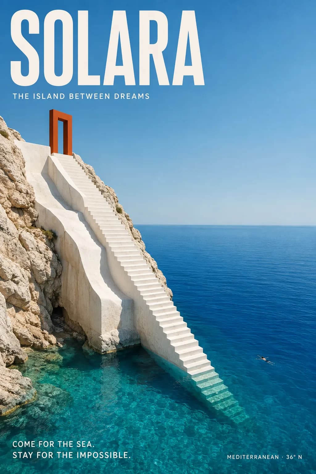 Solara, Surreal travel poster