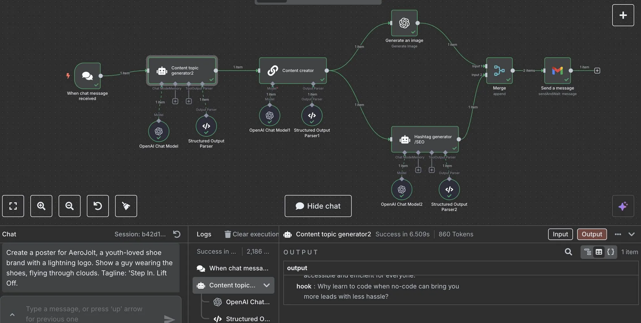 Vendor ads workflow concept